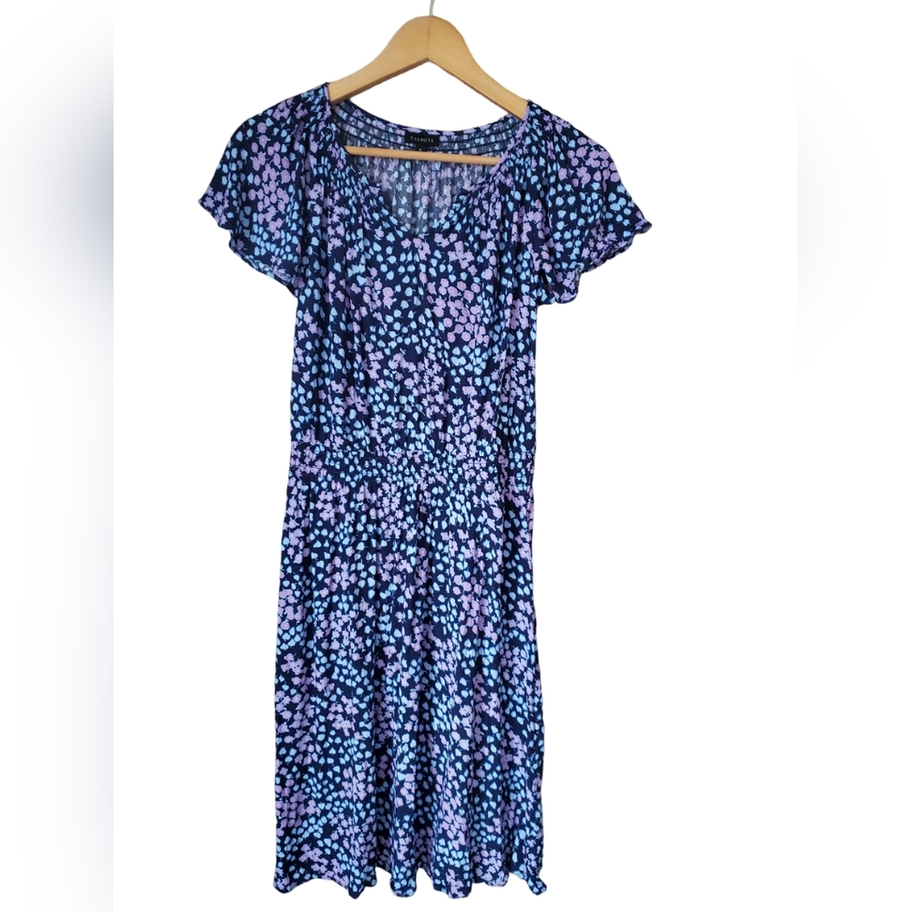 Talbot's Small Blue Purple Dress